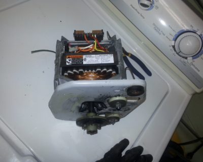 washer motor burned out replacement